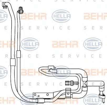 Imagine conducta joasa presiune,aer conditionat HELLA 9GS 351 337-661