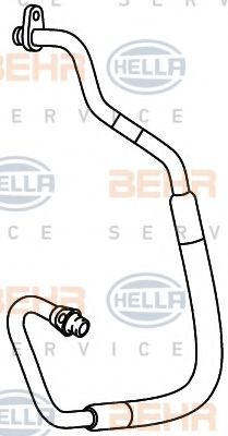 Imagine conducta inalta presiune,aer conditionat HELLA 9GS 351 337-791