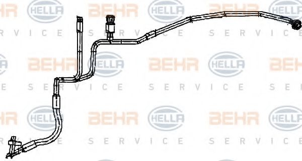 Imagine conducta inalta presiune,aer conditionat HELLA 9GS 351 338-261