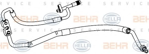 Imagine conducta presiune variabila,aer conditionat HELLA 9GS 351 338-401