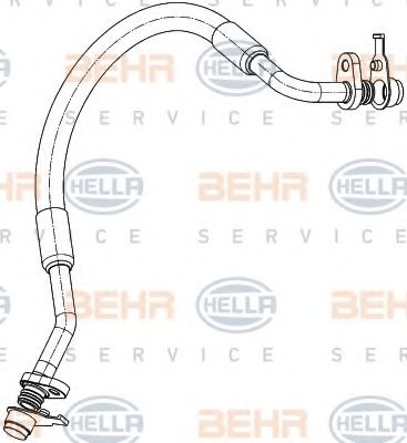 Imagine conducta inalta presiune,aer conditionat HELLA 9GS 351 338-651