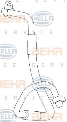 Imagine conducta inalta presiune,aer conditionat HELLA 9GS 351 338-691