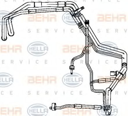 Imagine conducta presiune variabila,aer conditionat HELLA 9GS 351 338-731