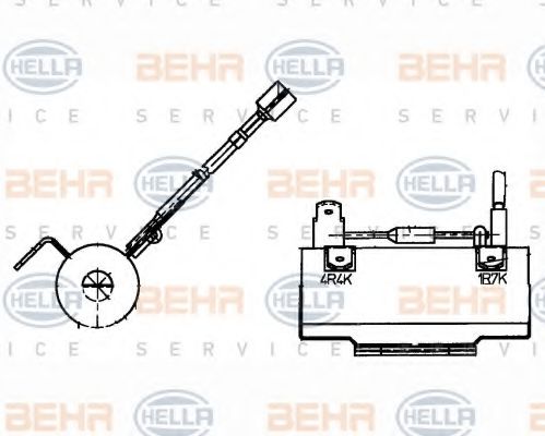 Rezistor, ventilator habitaclu HELLA 9ML 351 332-171