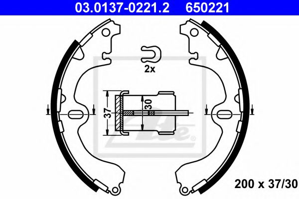 Imagine Set saboti frana ATE 03.0137-0221.2