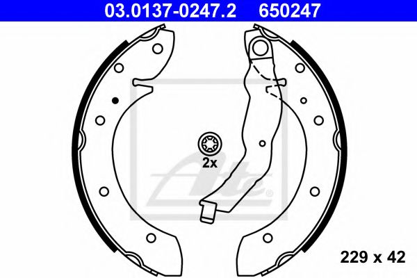 Imagine Set saboti frana ATE 03.0137-0247.2