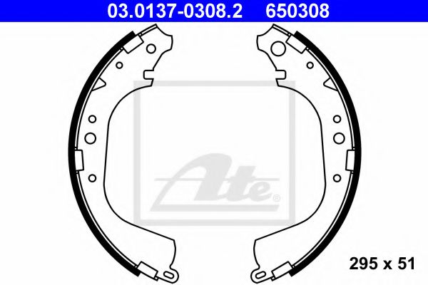 Imagine Set saboti frana ATE 03.0137-0308.2