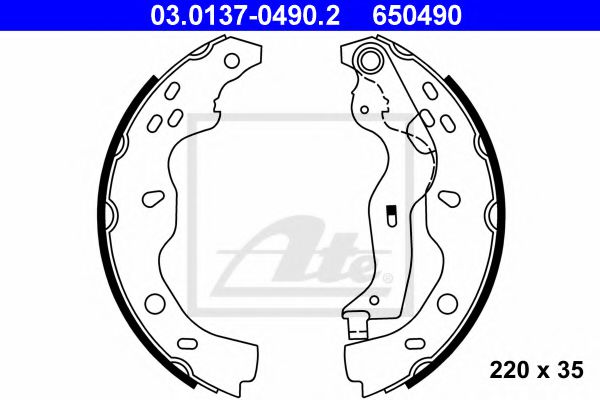 Imagine Set saboti frana ATE 03.0137-0490.2