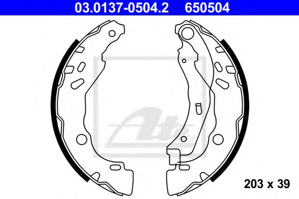 Imagine Set saboti frana ATE 03.0137-0504.2