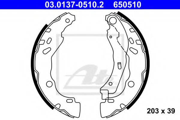 Imagine Set saboti frana ATE 03.0137-0510.2