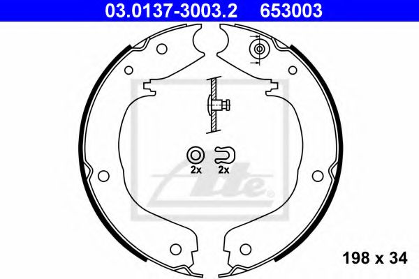 Imagine Set saboti frana, frana de mana ATE 03.0137-3003.2