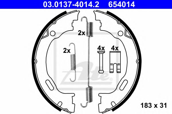 Imagine Set saboti frana, frana de mana ATE 03.0137-4014.2