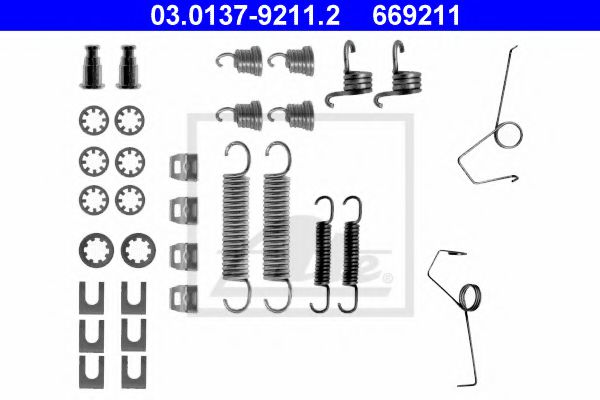 Imagine Set accesorii, sabot de frana ATE 03.0137-9211.2