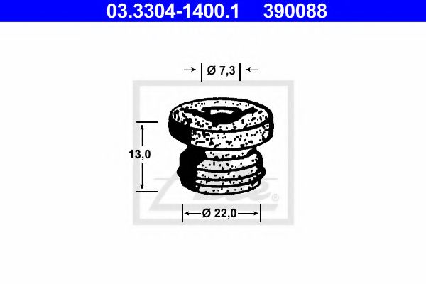 Imagine Capac, rezervor lichid frana ATE 03.3304-1400.1