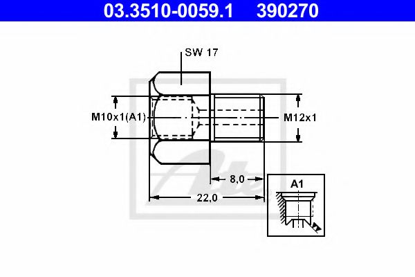 Imagine Adaptor, conducte frana ATE 03.3510-0059.1