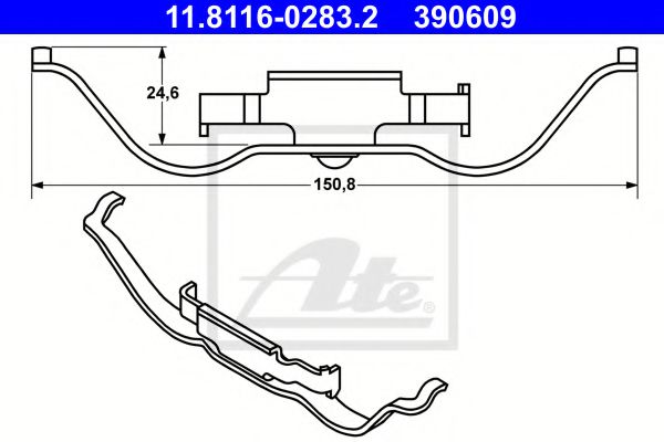 Imagine Arc, etrier frana ATE 11.8116-0283.2