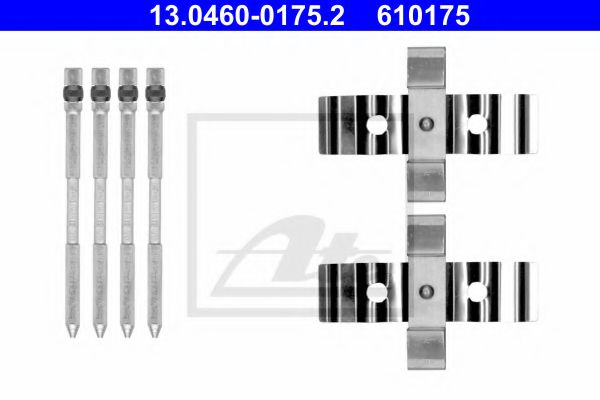 Imagine Set accesorii, placute frana ATE 13.0460-0175.2