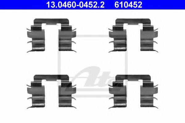 Imagine Set accesorii, placute frana ATE 13.0460-0452.2