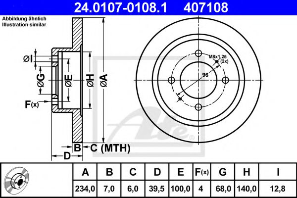 Imagine Disc frana ATE 24.0107-0108.1