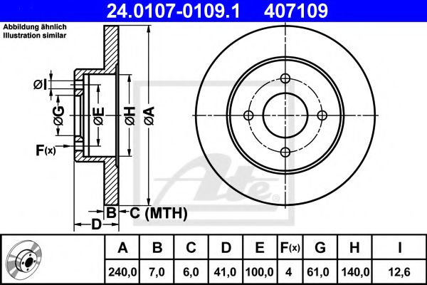 Imagine Disc frana ATE 24.0107-0109.1