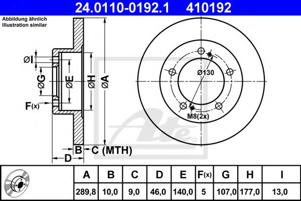 Imagine Disc frana ATE 24.0110-0192.1