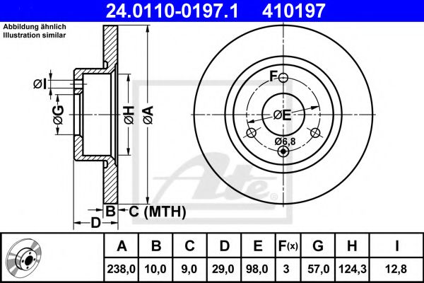 Imagine Disc frana ATE 24.0110-0197.1