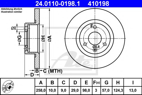 Imagine Disc frana ATE 24.0110-0198.1