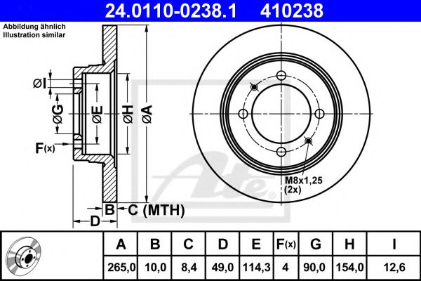 Imagine Disc frana ATE 24.0110-0238.1