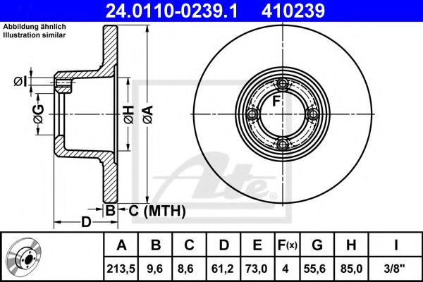 Imagine Disc frana ATE 24.0110-0239.1