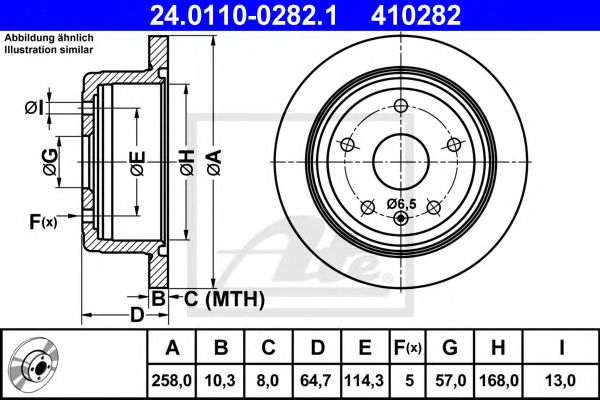 Imagine Disc frana ATE 24.0110-0282.1