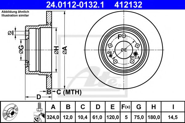 Imagine Disc frana ATE 24.0112-0132.1