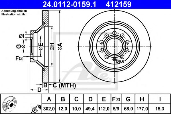 Imagine Disc frana ATE 24.0112-0159.1