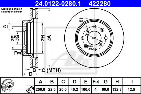 Imagine Disc frana ATE 24.0122-0280.1