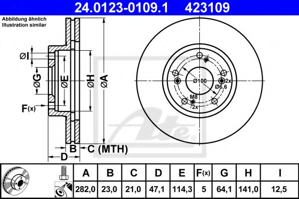 Imagine Disc frana ATE 24.0123-0109.1