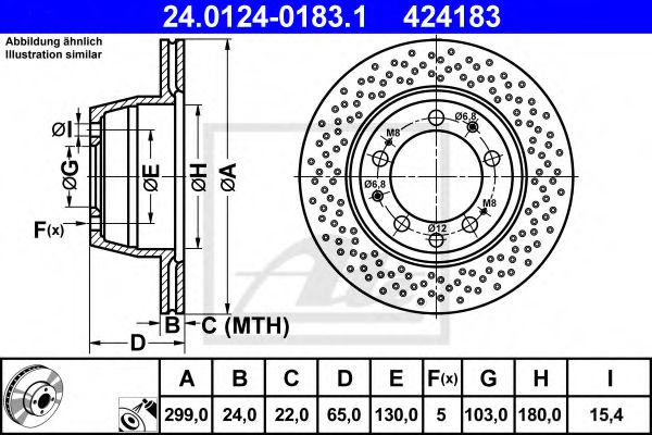 Imagine Disc frana ATE 24.0124-0183.1