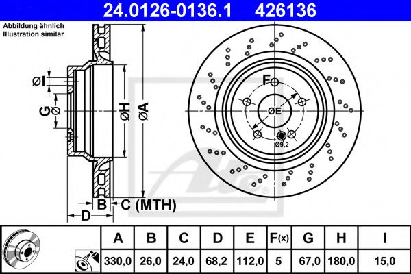 Imagine Disc frana ATE 24.0126-0136.1