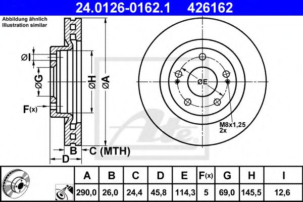 Imagine Disc frana ATE 24.0126-0162.1