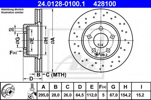 Imagine Disc frana ATE 24.0128-0100.1