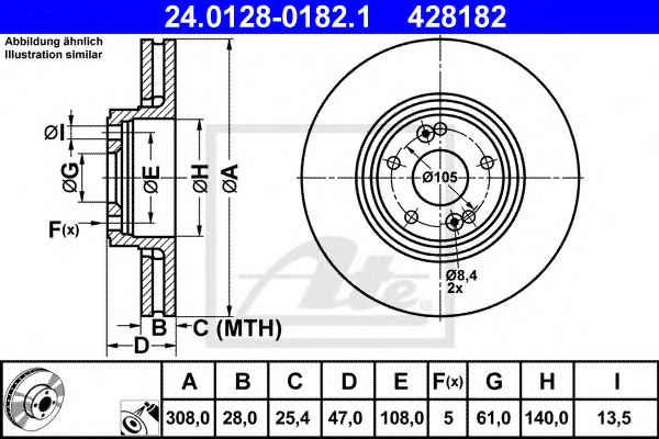 Imagine Disc frana ATE 24.0128-0182.1