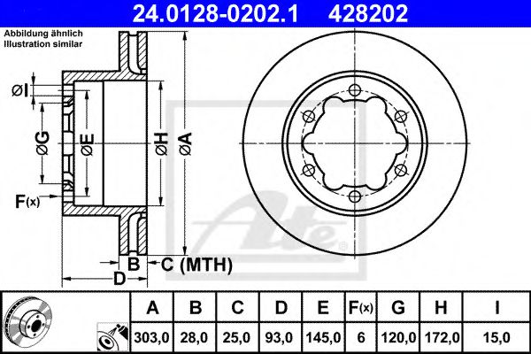 Imagine Disc frana ATE 24.0128-0202.1