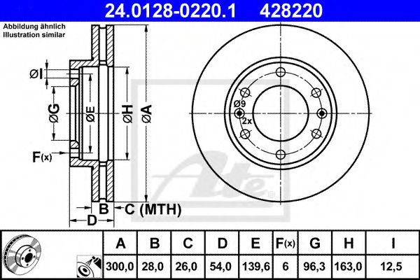 Imagine Disc frana ATE 24.0128-0220.1