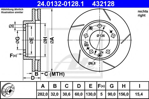 Imagine Disc frana ATE 24.0132-0128.1