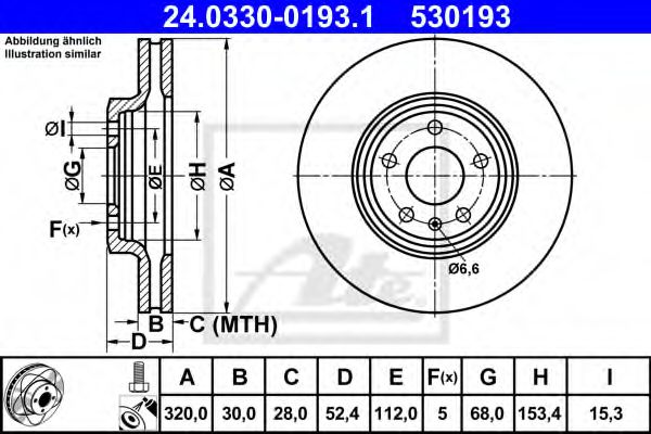 Imagine Disc frana ATE 24.0330-0193.1