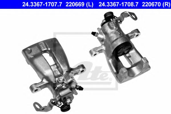 Imagine Etrier frana ATE 24.3367-1707.7