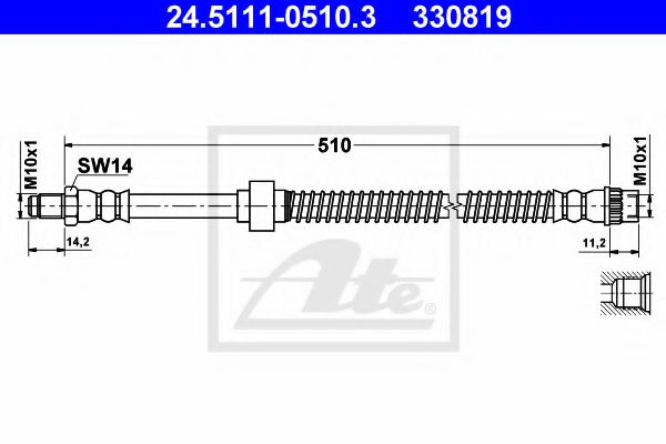 Imagine Furtun frana ATE 24.5111-0510.3