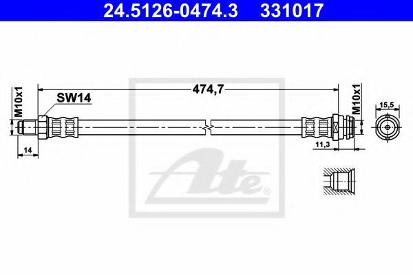 Imagine Furtun frana ATE 24.5126-0474.3