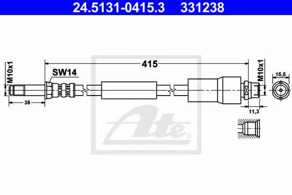 Imagine Furtun frana ATE 24.5131-0415.3