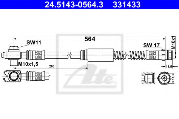 Imagine Furtun frana ATE 24.5143-0564.3