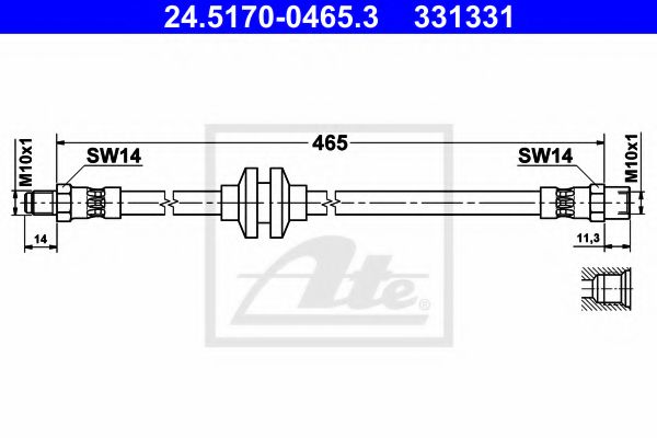 Imagine Furtun frana ATE 24.5170-0465.3