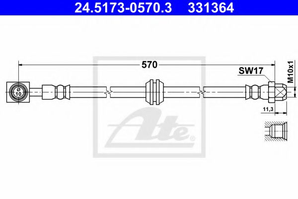 Imagine Furtun frana ATE 24.5173-0570.3